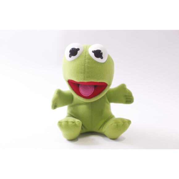Baby Kermit, Plush, Kermit the Frog, Green, Stuffed Animal, ~ 250827-WH 581 - Picture 1 of 2